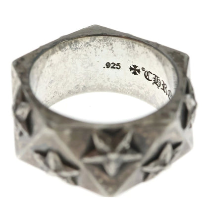 Chrome Hearts Pentagon Star Silver Ring — view 5