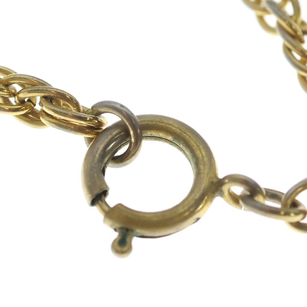 Chanel CC Logo Necklace Chain Vintage Gold — view 4