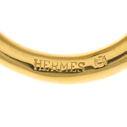 Hermes Jumbo Scarf Ring Plated Gold — view 4