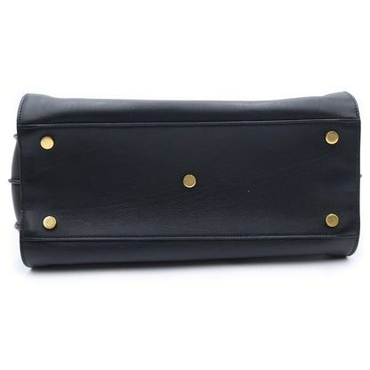 Saint Laurent Paris Sac Dejour Nano 2-Way Shoulder Bag Black Leather Gold — view 4
