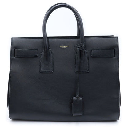 Saint Laurent Paris Sac Dejour Nano 2-Way Shoulder Bag Black Leather Gold
