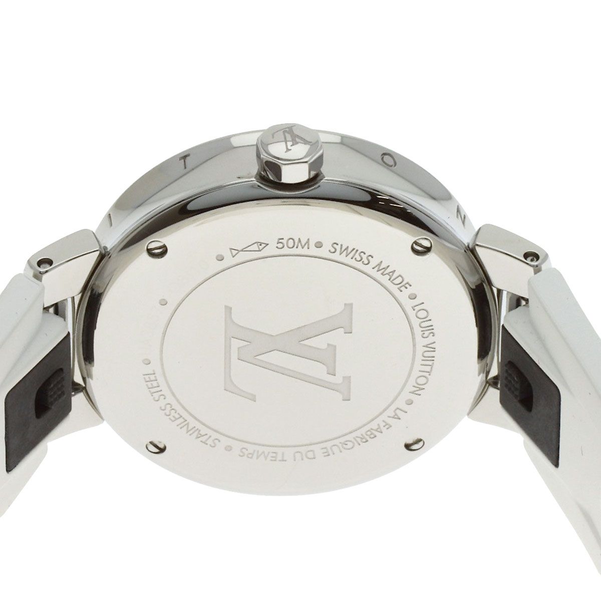 Louis Vuitton Tambour Moon Star PM Watch SS Rubber — view 6