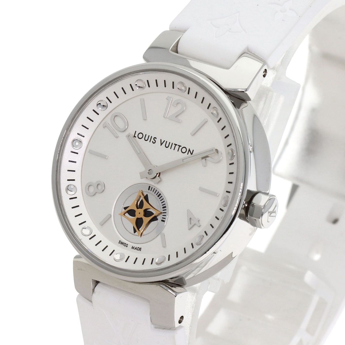 Louis Vuitton Tambour Moon Star PM Watch SS Rubber — view 3