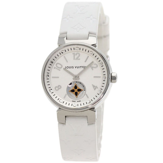 Louis Vuitton Tambour Moon Star PM Watch SS Rubber