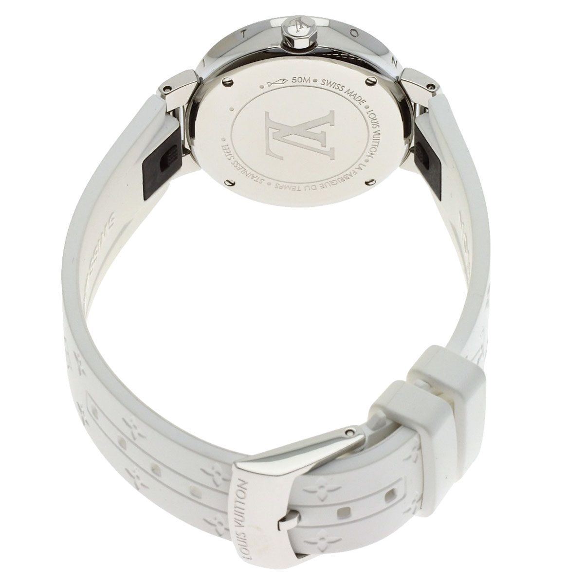 Louis Vuitton Tambour Moon Star PM Watch SS Rubber — view 7