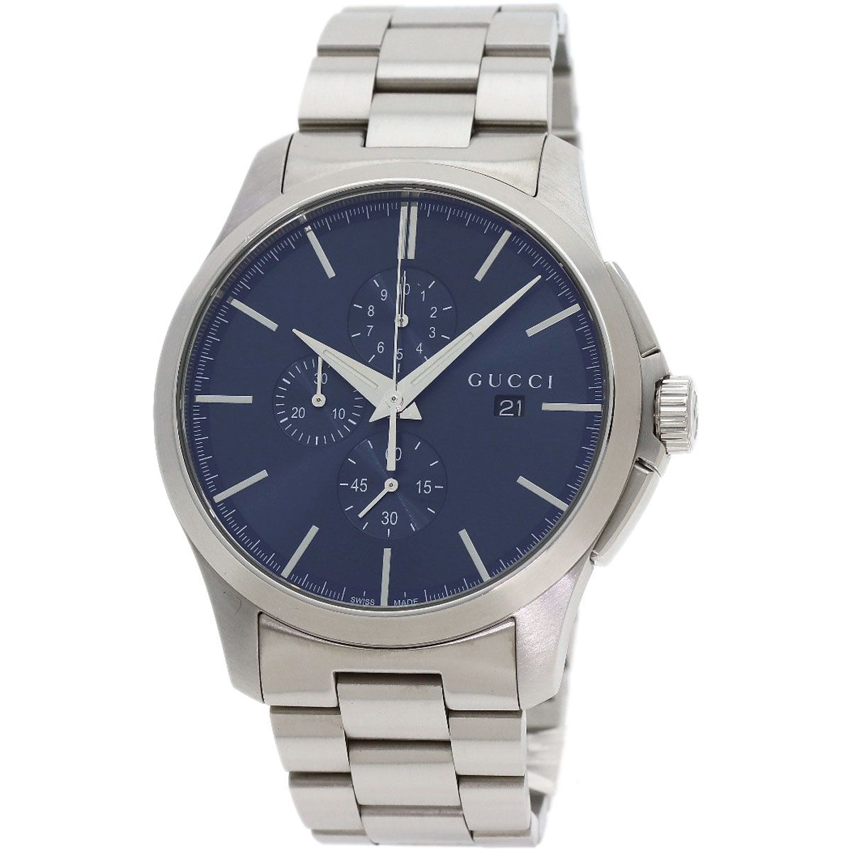 Gucci 126.2 G-Timeless Chronograph Watch SS