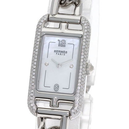 Hermes Nantucket Diamond Watch SS — view 3