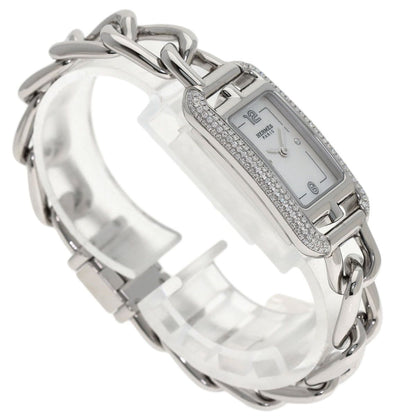 Hermes Nantucket Diamond Watch SS — view 2