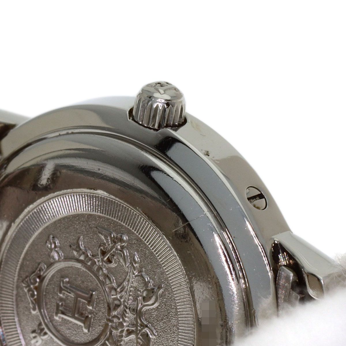 Hermes Clipper Buckle Watch SS — view 8