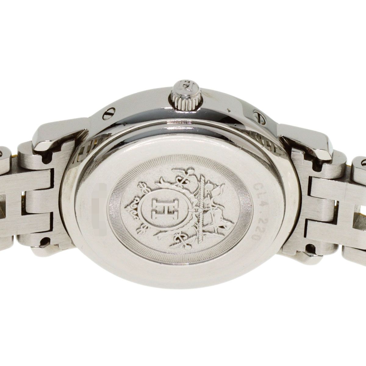 Hermes Clipper Buckle Watch SS — view 6