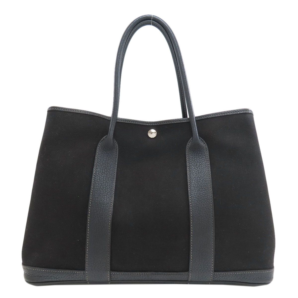 Hermes Garden Party PM Tote Bag Toile Officier Buffalo