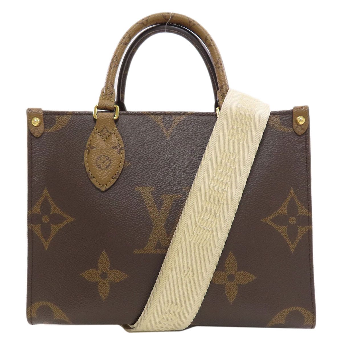 Louis Vuitton On The Go PM Handbag Monogram Giant