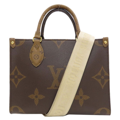 Louis Vuitton On The Go PM Handbag Monogram Giant