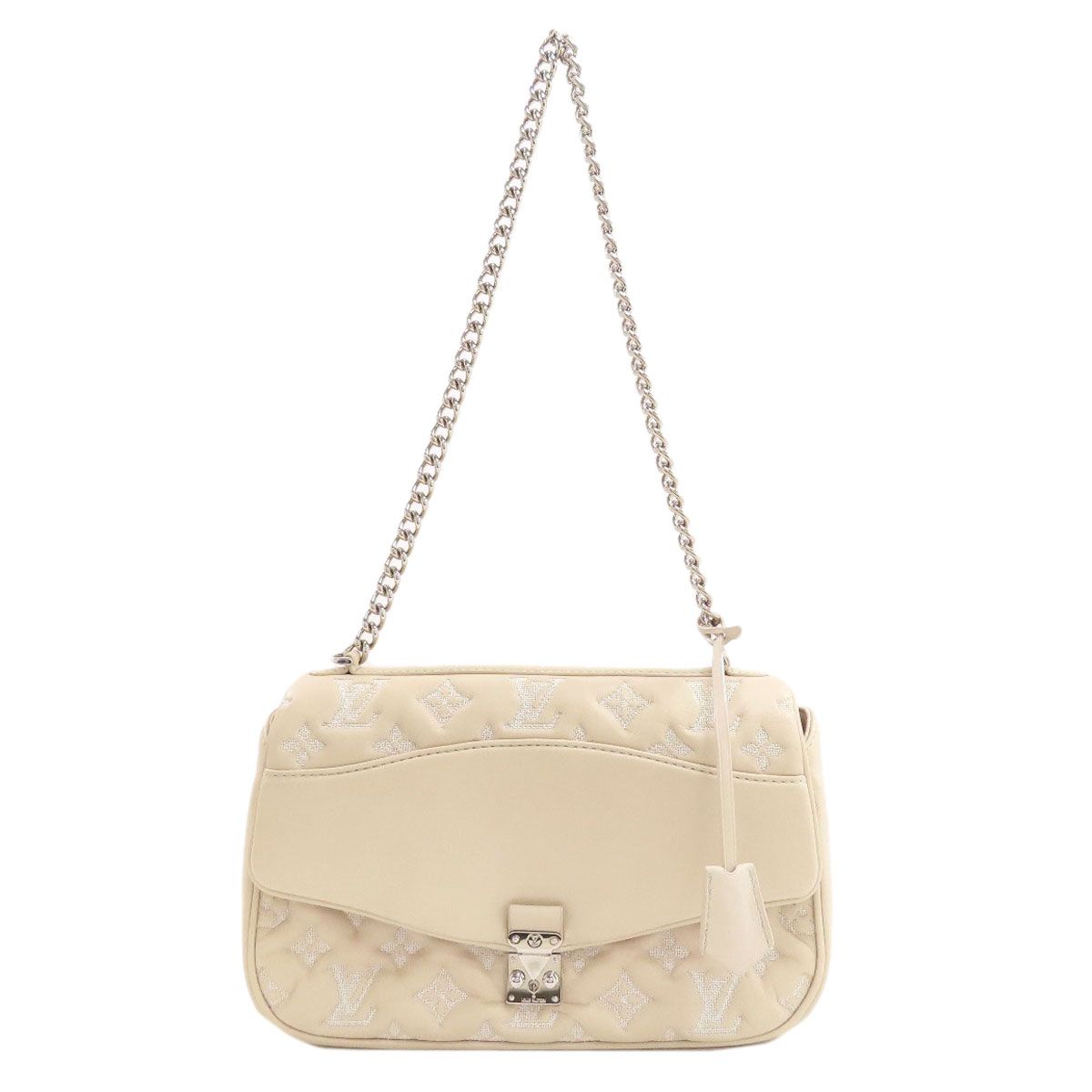 Louis Vuitton Pochette Monogram Chain Shoulder Bag Calfskin
