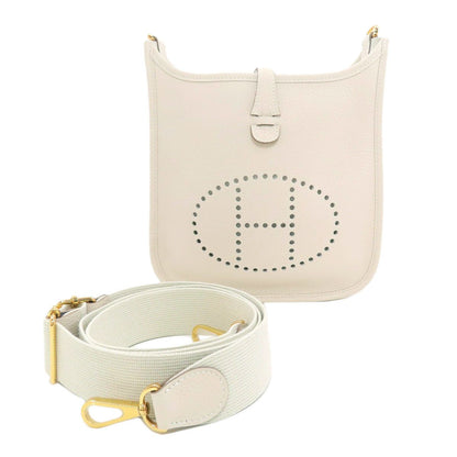 Hermes Evelyne 3 23 Craie Gold Shoulder Bag Taurillon