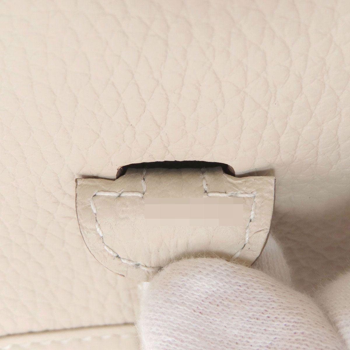 Hermes Evelyne 3 23 Craie Gold Shoulder Bag Taurillon — view 7
