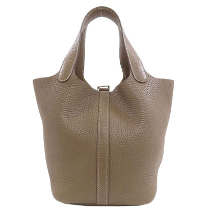 Hermes Picotin Lock PM Etopes Silver Handbag Taurillon — view 2