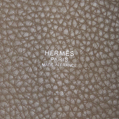 Hermes Picotin Lock PM Etopes Silver Handbag Taurillon — view 6
