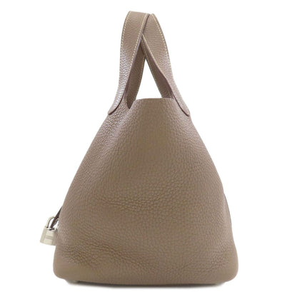 Hermes Picotin Lock PM Etopes Silver Handbag Taurillon — view 3