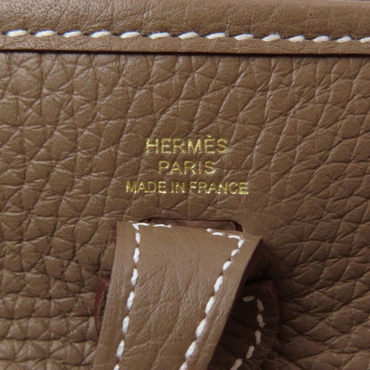 Hermes Evelyne TPM Etaupe Gold Shoulder Bag Taurillon — view 6