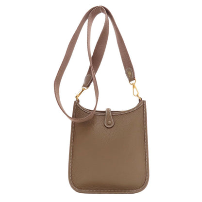 Hermes Evelyne TPM Etaupe Gold Shoulder Bag Taurillon — view 2