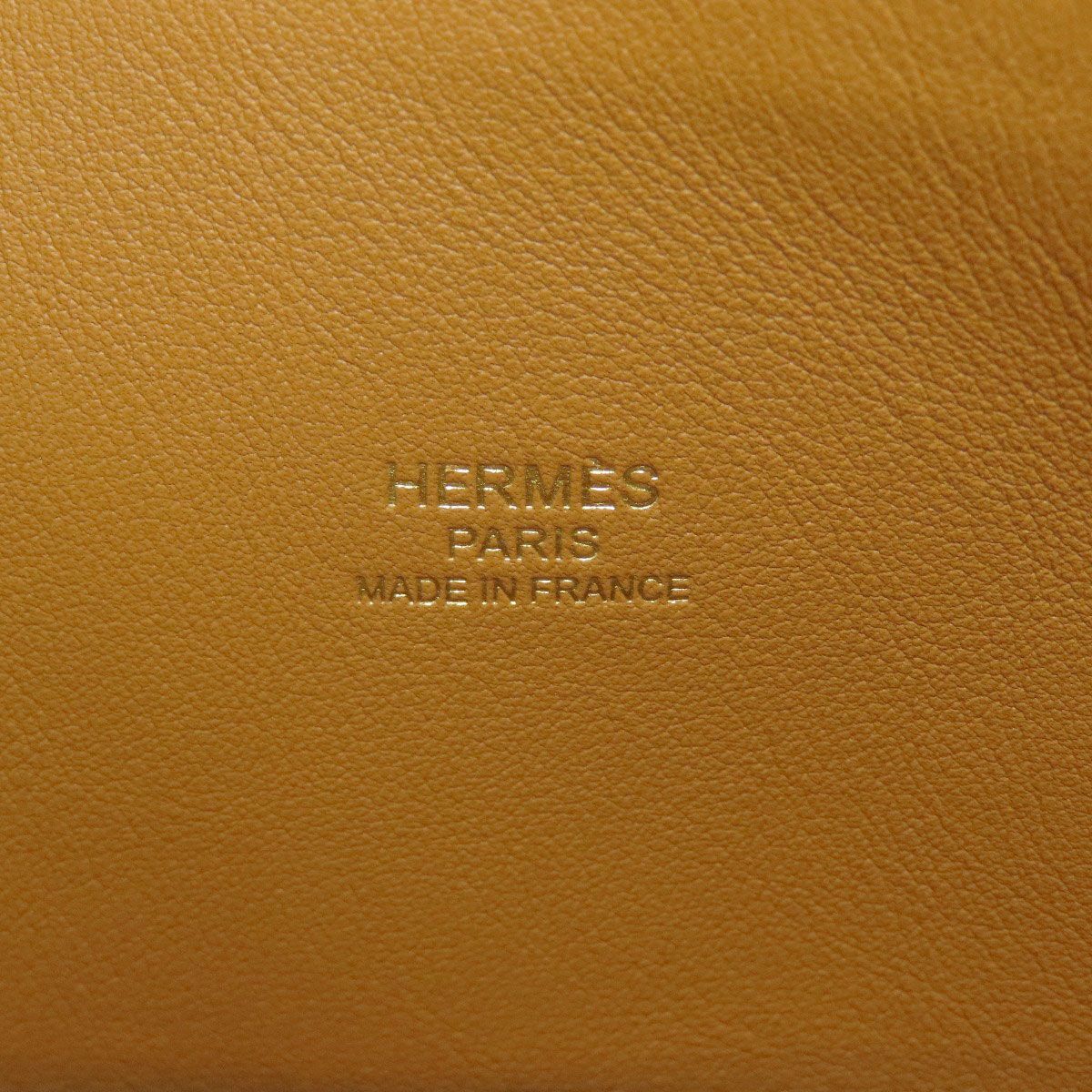 Hermes Bolide 1923 25 Verso Gold Handbag Evercolor — view 6