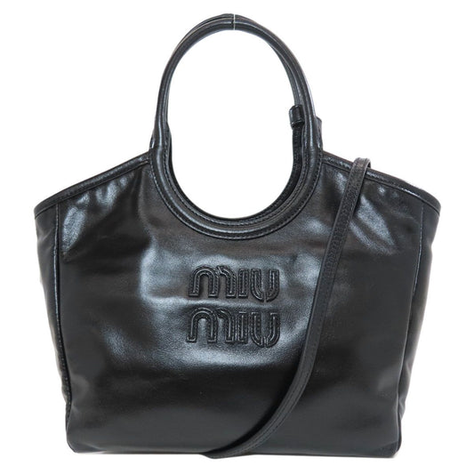 Miu Miu Ivy 2-Way Tote Bag Calfskin
