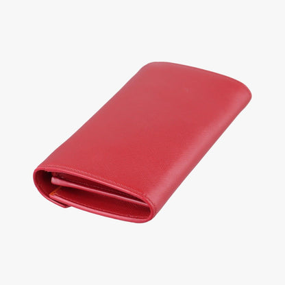 Prada Envelope Red Orange Saffiano Leather — view 7