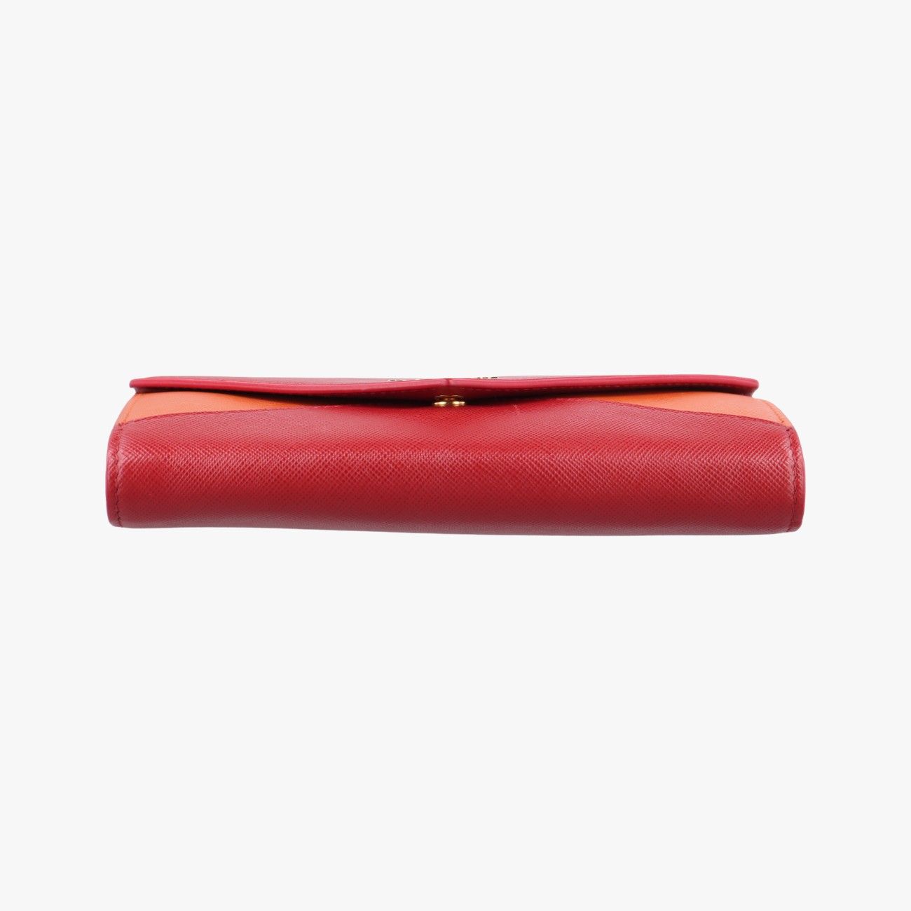 Prada Envelope Red Orange Saffiano Leather — view 3