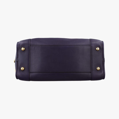 Loewe Amazona 36 Purple Fluorescent Yellow Leather — view 3