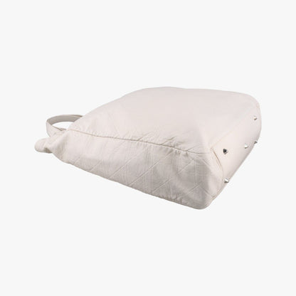 Dior Cannage Soft Shopping White Lambskin — view 5