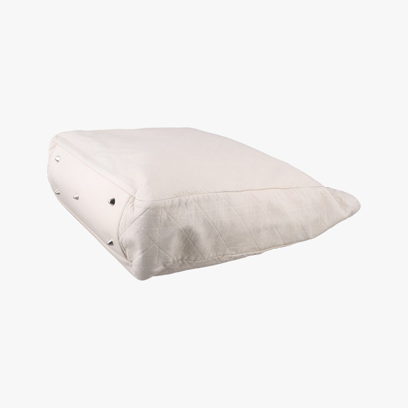 Dior Cannage Soft Shopping White Lambskin — view 6