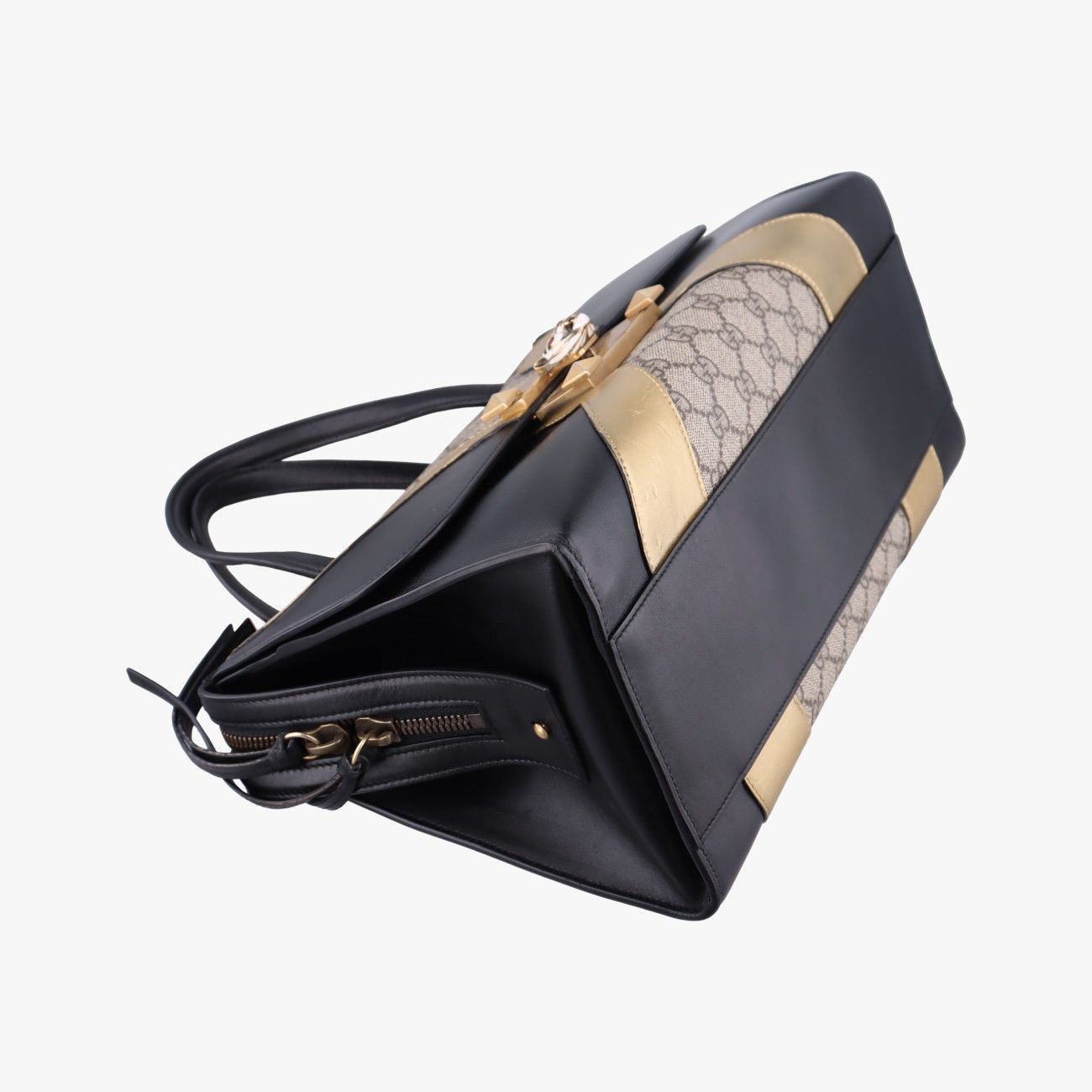 Gucci Ojiride Beige Black Multicolor Leather — view 5