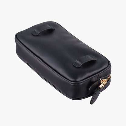 Miu Miu Logo Belt Black Leather — view 6