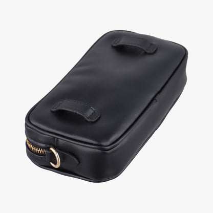 Miu Miu Logo Belt Black Leather — view 7