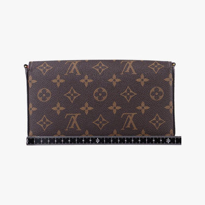 Louis Vuitton Lovelock Pochette Felicie Brown Fuchsia Monogram — view 2