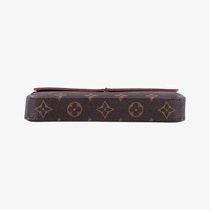Louis Vuitton Lovelock Pochette Felicie Brown Fuchsia Monogram — view 3