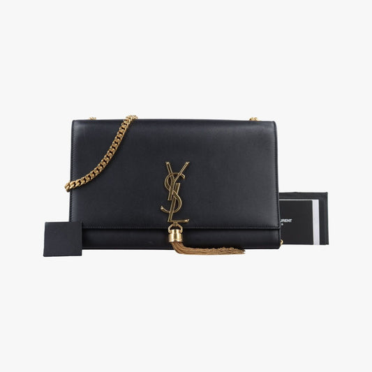 Saint Laurent Kate Black Leather