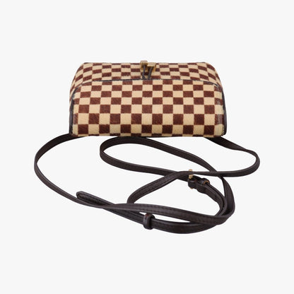 Louis Vuitton Gazelle Brown Ebene Damier Sauvage Calf Hair — view 8