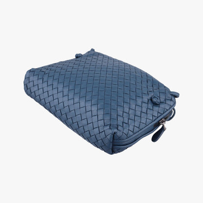 Bottega Veneta Nodini Intrecciato Blue Lambskin — view 6