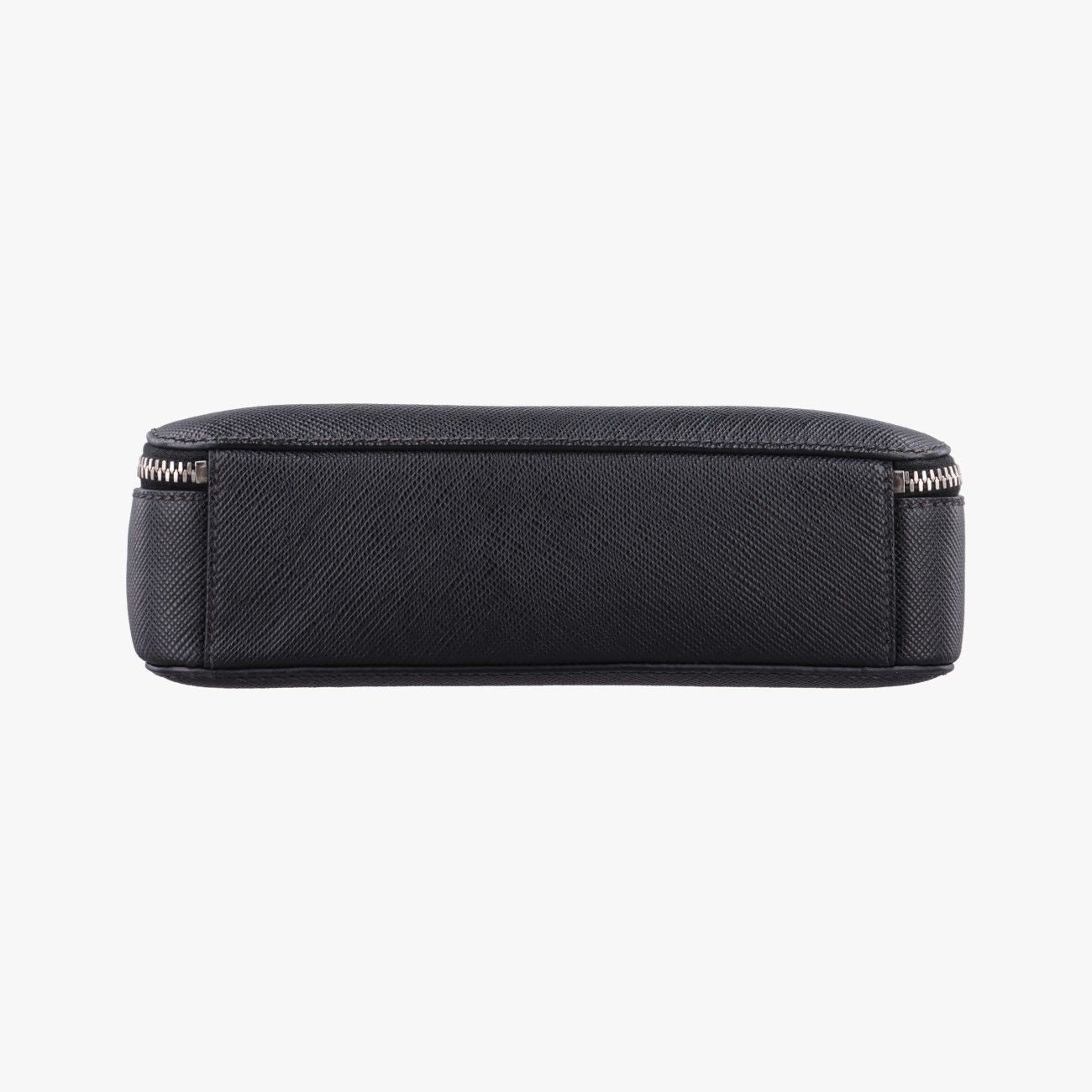 Prada Messenger Black Saffiano Leather — view 3