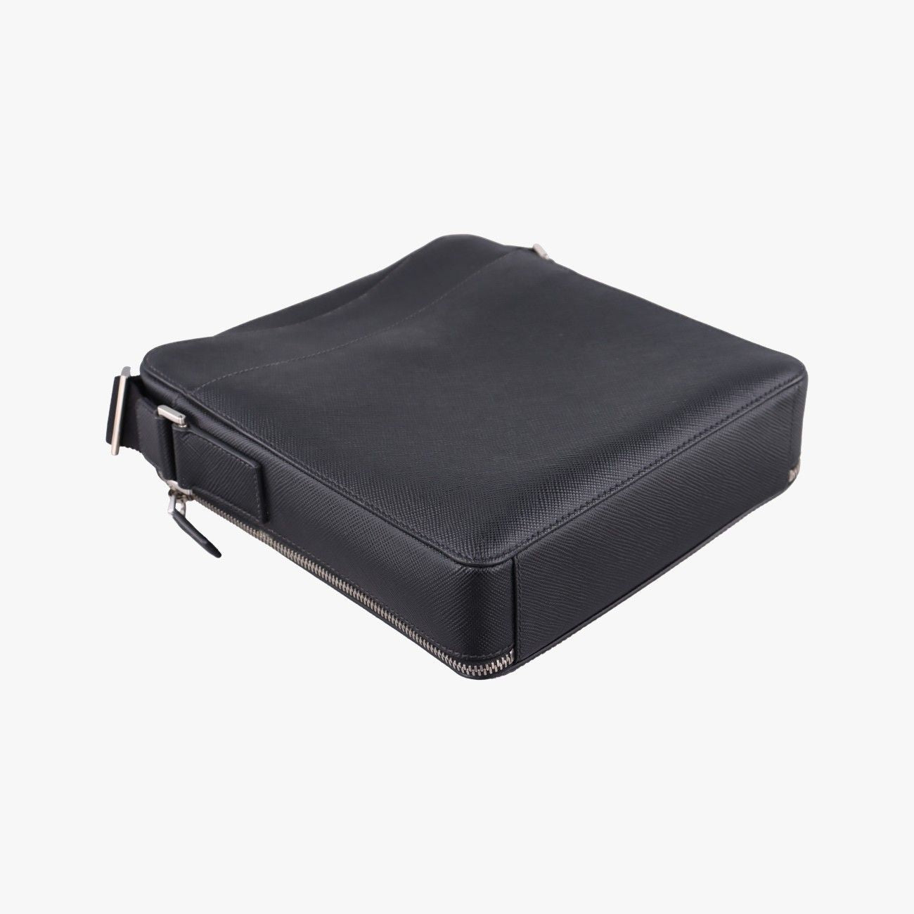 Prada Messenger Black Saffiano Leather — view 7