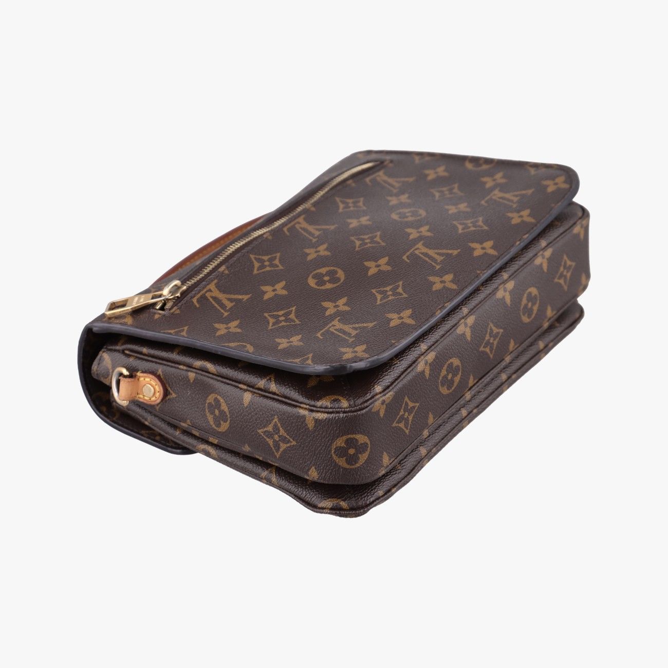 Louis Vuitton Pochette Metis MM Monogram Brown Canvas Handbag — view 7