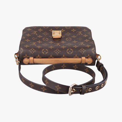 Louis Vuitton Pochette Metis MM Monogram Brown Canvas Handbag — view 8