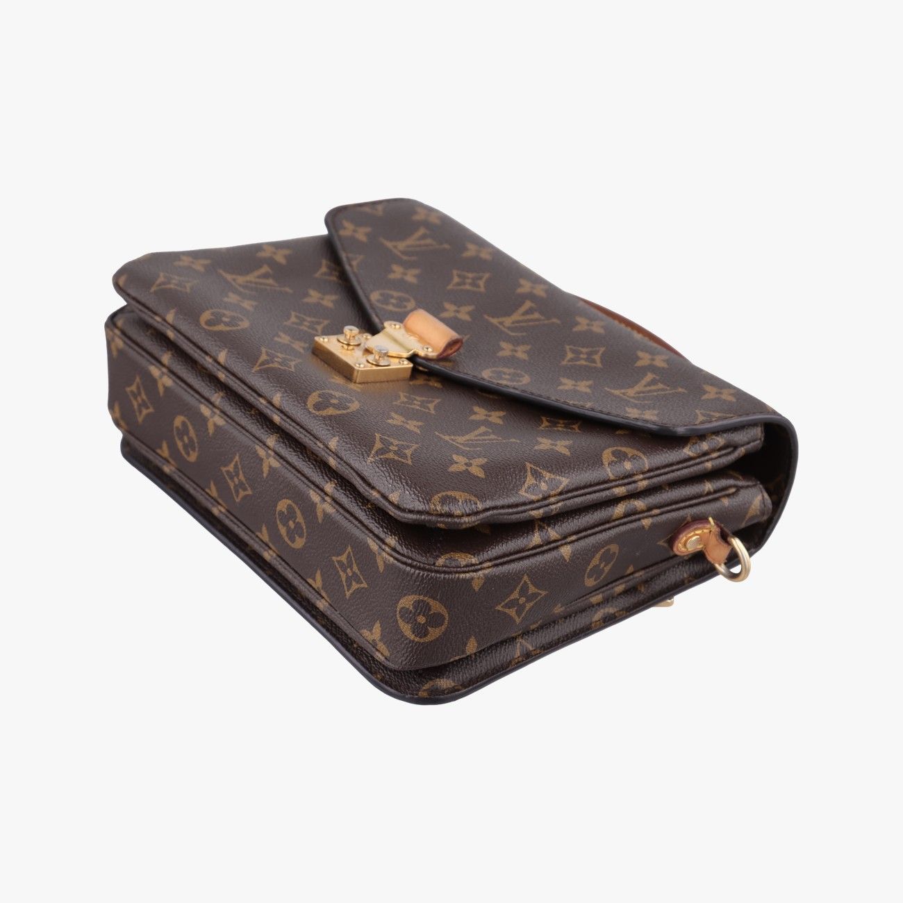 Louis Vuitton Pochette Metis MM Monogram Brown Canvas Handbag — view 4