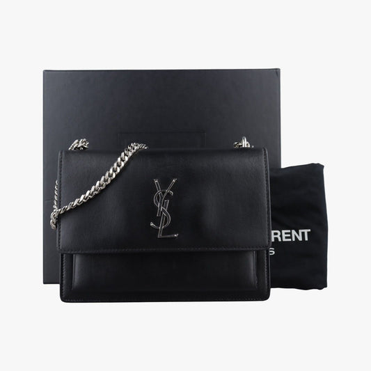 Saint Laurent Sunset Black Leather