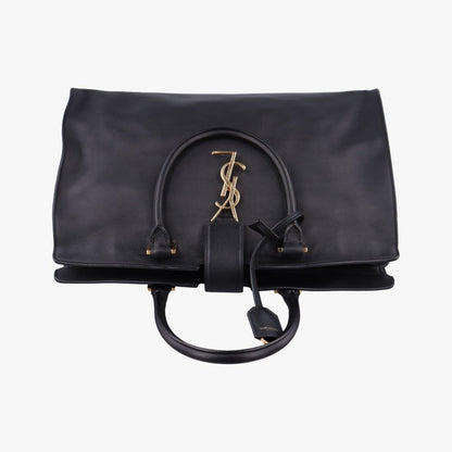 Saint Laurent Baby Cabas Black Leather — view 8