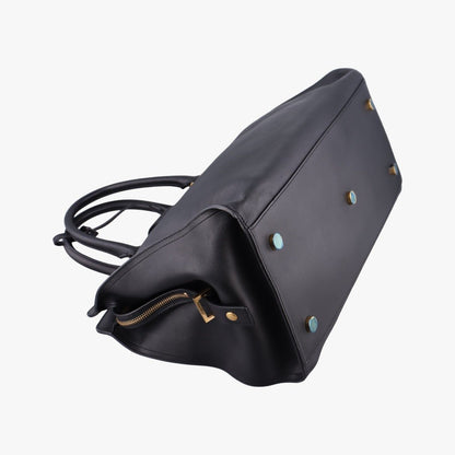 Saint Laurent Baby Cabas Black Leather — view 7