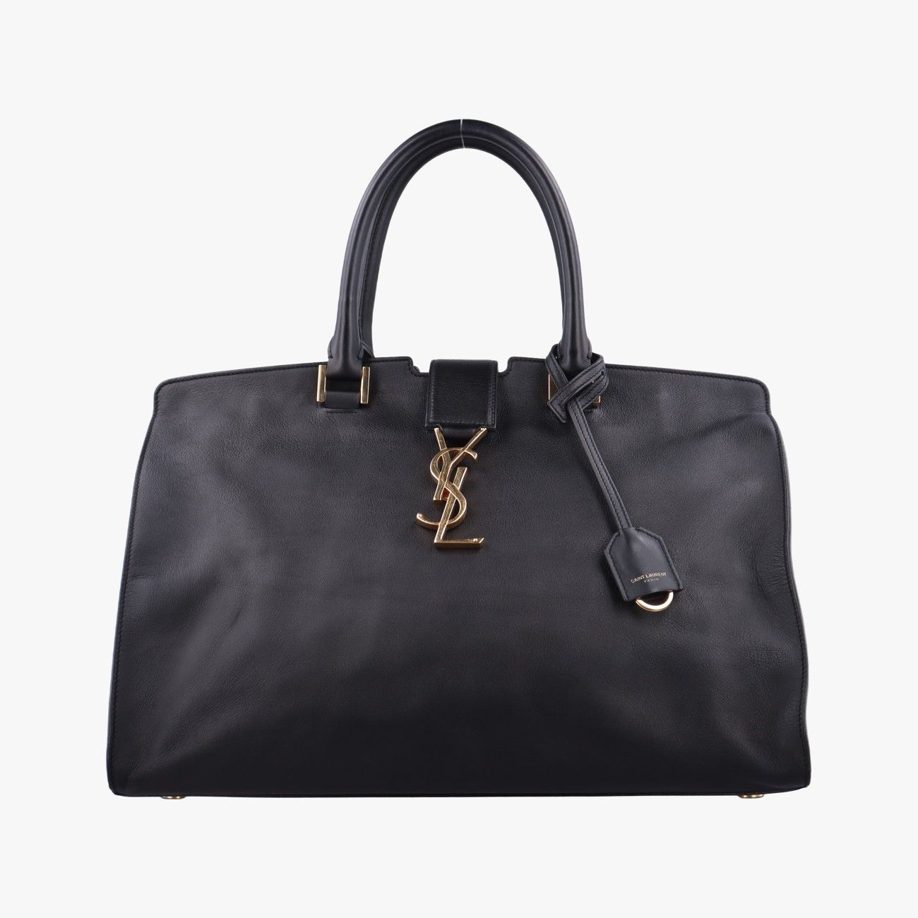 Saint Laurent Baby Cabas Black Leather