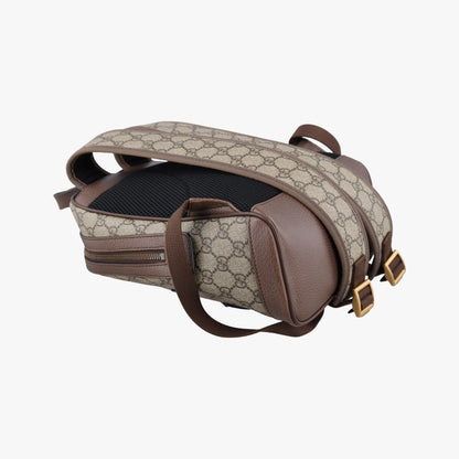 Gucci Three Little Pigs Brown Multicolor Backpack — view 7
